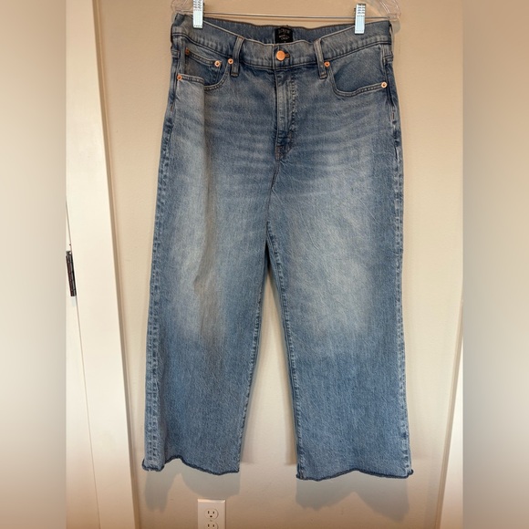 J. Crew Denim - J. Crew Light Blue Women's Wide Leg Crop Jeans 31